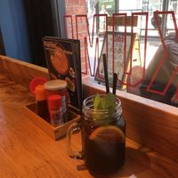 Homemade iced tea (€4,20)  at Takumi  in Utrecht