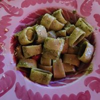 Pesto pasta at Settebello Ristorante in Madrid