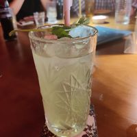 Matcha lemonade at Settebello Ristorante in Madrid