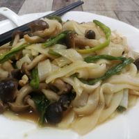 bantiao (Hakka flat rice noodles) at Wild Vegetable Story Building - Lǎo Wántóng Shū Shí - 老頑童蔬食 in Sanyi