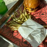 Cheeseburger vegan  at Burgare Bar in San Francisco