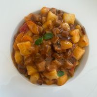 Porcini gnochi at GRASS in Ibiza