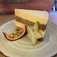 Passionfruit cake at GRASS in Ibiza