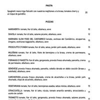 Carta  at Officine19 in Mallorca