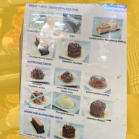 Vegan selections at Mia's Brooklyn Bakery in New York City