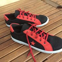 My awesome new shoes from Greenlife Concept Store. No cows skinned for these beauties.  at Eco Popup in Florence