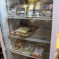 Violife vegan cheese at Eco Popup in Florence