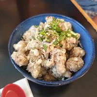 Cauloflower karaage with fermenged cashew sauce at Chica Ramen in El Chalten