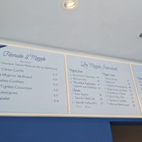 Menu at Mezzmiz  in Montreal