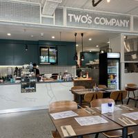 Inside  at Two's Company Cafe in Pascoe Vale