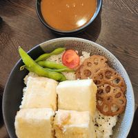 Tofu curry don burri, you must specify vegan at Benton Bento in Ascot Vale