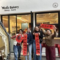 Happy new year  at Vedic Bakery - Ru Fuzhi in Shanghai