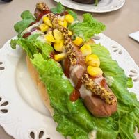 Hot dog  at Vedic Bakery - Ru Fuzhi in Shanghai