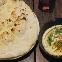 Hummus  at Cafe Zorba in Medellin