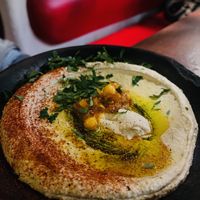 Hummus  at Cafe Zorba in Medellin