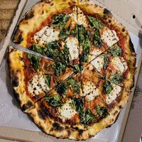 Pizza Espinaca (take-away)  at Cafe Zorba in Medellin