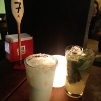 Coco lemonade at Cafe Zorba in Medellin