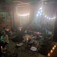 Downstairs inside Cafe Zorba at Cafe Zorba in Medellin