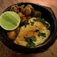 Patatas Bravas at Cafe Zorba in Medellin