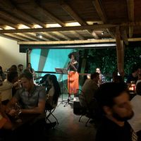 One of the live music nights at Cafe Zorba in Medellin