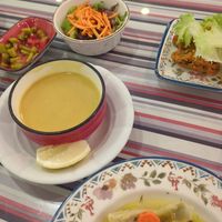 Super Linsen Suppe und Linsen Köfte at Avrasya Ev Yemekleri in Izmir