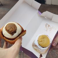 Cookie dough and custard at Have a Roll in Utrecht