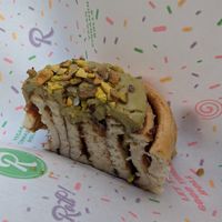Pistachio (cut in half because I was sharing) at Have a Roll in Utrecht
