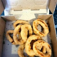 Onion rings at Pizza Hut in Newport