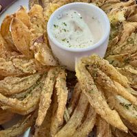 Blooming onion  at Lafayette's Margate in Margate