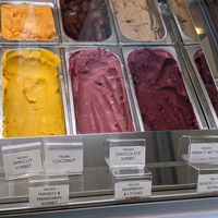 Vegan flavours at Ramsay & Williams Ice Cream Bar in Margate
