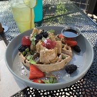 Chik’n and Waffles  at 3 Howls Remedy House in Vancouver