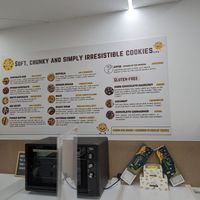 Menu at The Cookie Bar in Nairobi