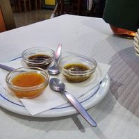 Poppadoms w/ sauces. at Rang Mahal in Aveiro