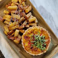 Vegan Harvest Quiche at Nature Forward Social Bistro in San Diego