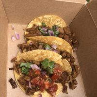 Street tacos  at Shine Cafe in Morro Bay
