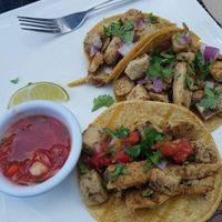 These tacos! at Shine Cafe in Morro Bay