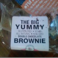 A brownie they sell there at Shine Cafe in Morro Bay