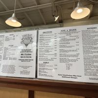 Menu  at Shine Cafe in Morro Bay