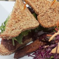 BLT with Tempeh at Shine Cafe in Morro Bay