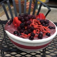Acai bowl at Shine Cafe in Morro Bay