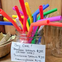 Reusable Straws! at Shine Cafe in Morro Bay