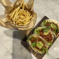 The two together, both were great! Definitely a place the whole group can enjoy   at Devil's Door in Seoul