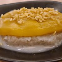 mango coconut sticky rice at Aroy in Rolleston