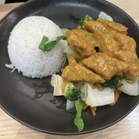 Satay ‘chicken’   at Aroy in Rolleston