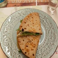 Piada regina at Osteria L'Angolo Divino in Rimini