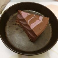 Raw cheesecake at Osteria L'Angolo Divino in Rimini
