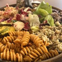 Vegan lunch plate  at Osteria L'Angolo Divino in Rimini