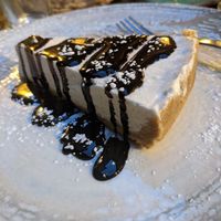 Vegan cheesecake 😋 at Osteria L'Angolo Divino in Rimini