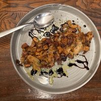 tempeh dish at Osteria L'Angolo Divino in Rimini