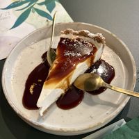 Cheesecake vegan  at Osteria L'Angolo Divino in Rimini